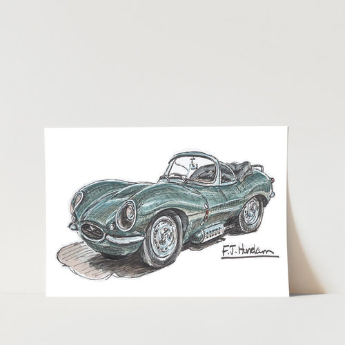 XKSS Front & Side Car Art Print