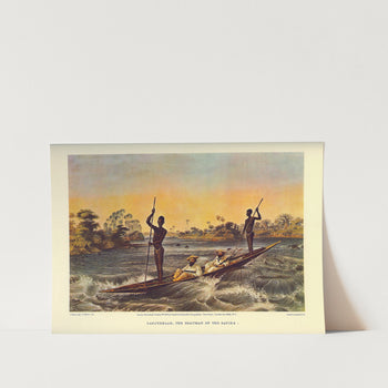 Zanjueelah The Boatman of the Rapids Victoria Falls Art Print