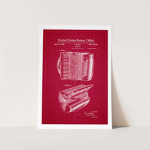 Load image into Gallery viewer, Accordion Patent Art Print