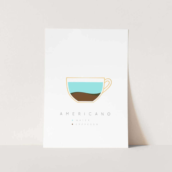 Americano Art Print