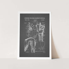 Load image into Gallery viewer, Bagpipe Patent Art Print