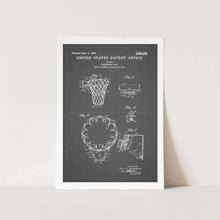 Load image into Gallery viewer, Basketball Hoop Patent Art Print