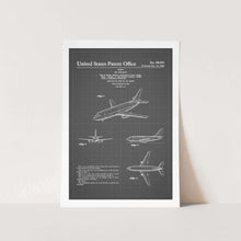 Load image into Gallery viewer, Boeing 737 Aeroplane Patent Art Print