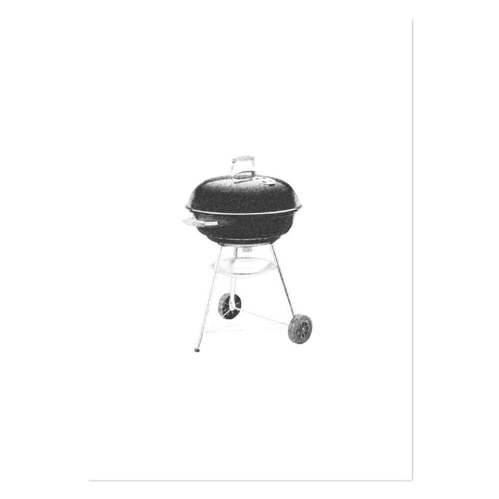 Braai Art Print