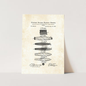 Cigar Patent Art Print