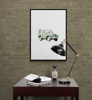 Classic Land Rover Defender Art Print