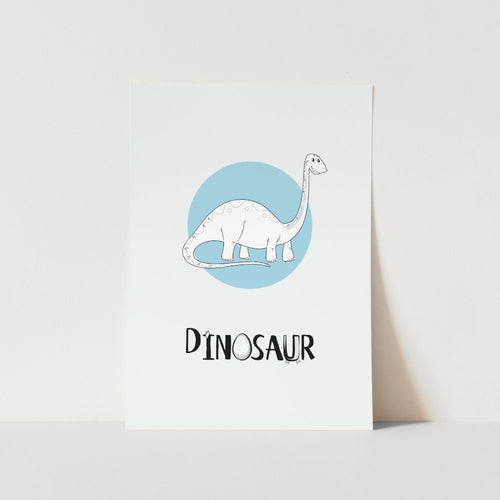 Dinosaur Kids 1 Art Print