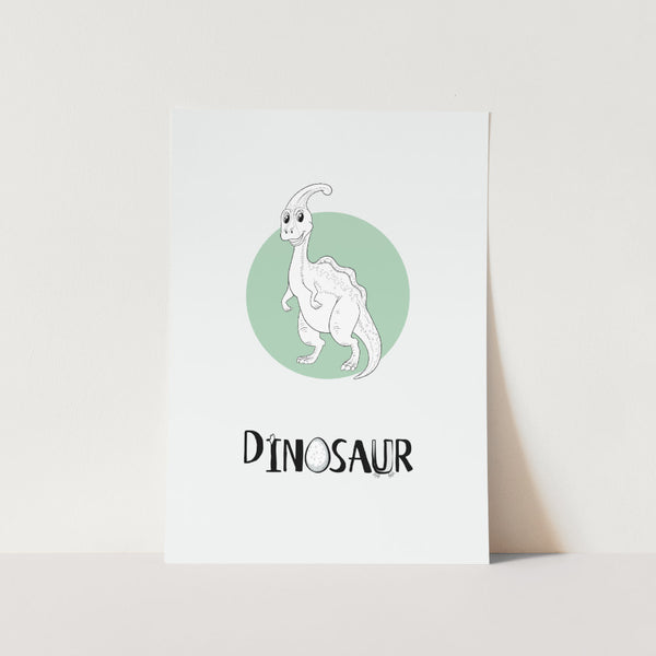 Dinosaur Kids 2 Art Print