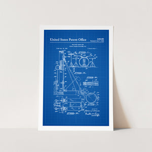 Drum Set Patent Art Print