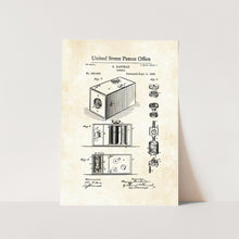 Load image into Gallery viewer, Eastman Kodak Camera Patent Art Print