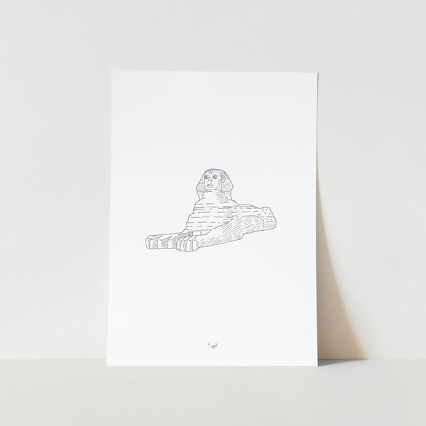 Egypt Landmark Travel Art Print