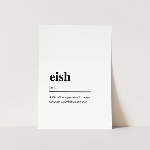 Eish Art Print