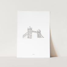 Load image into Gallery viewer, England London Bridge Landmark Travel Art Print