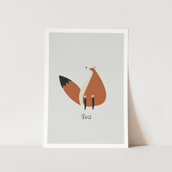 Feisty Fox Art Print