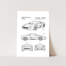 Load image into Gallery viewer, Ferrari 360 Patent Art Print