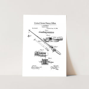 Fishing Tackle Patent Art Print