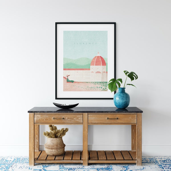 Florence Art Print black frame