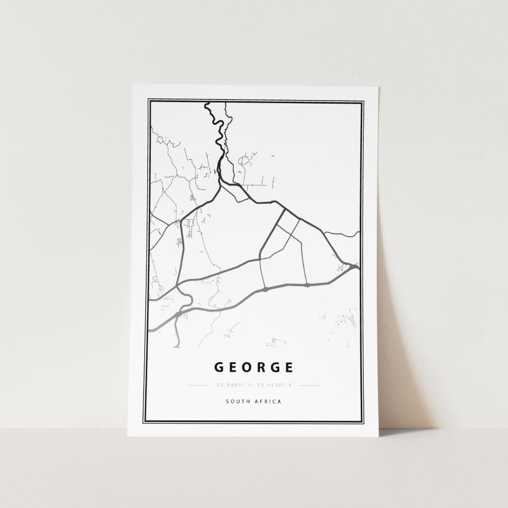 George Map Art Print