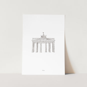 Germany Berlin Landmark Travel Art Print