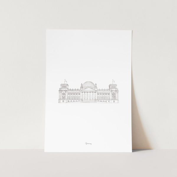Germany Landmark Travel Art Print