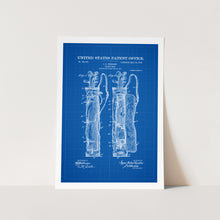 Load image into Gallery viewer, Golf Caddy Bag Patent Art Print