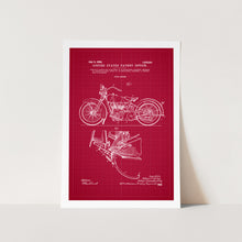 Load image into Gallery viewer, Harley Davidson Patent Art Print