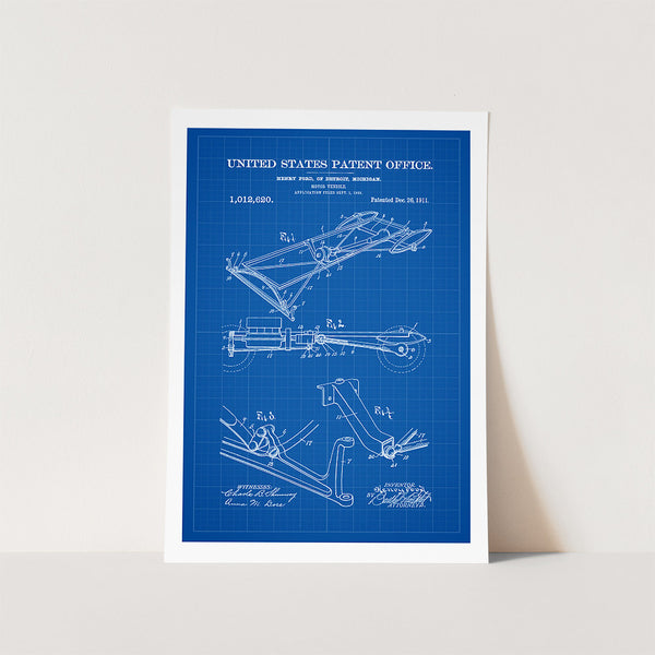 Henry Ford Automobile Patent Art Print