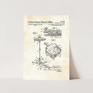 Hi-Hat Stand Patent Art Print