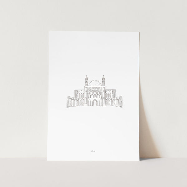 Iran Landmark Travel Art Print