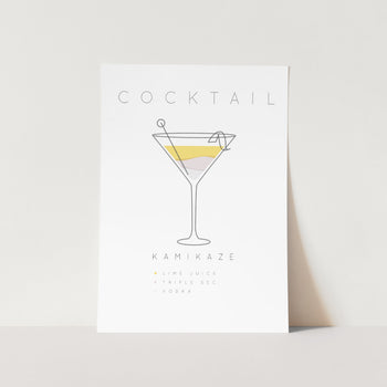 Kamikaze Cocktail Art Print