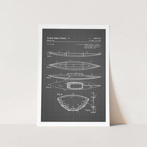 Kayak Patent Art Print