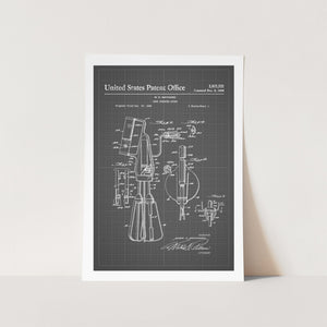Kitchen Hand Mixer Patent Art Print
