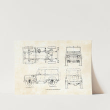 Load image into Gallery viewer, Land Rover Defender 90 Vintage Poster no Frame