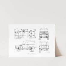 Load image into Gallery viewer, Land Rover Defender 90 White no Frame