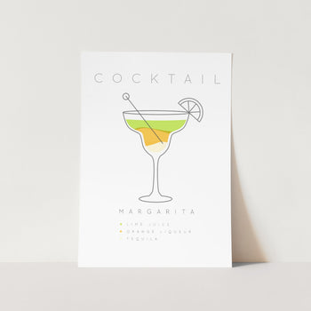 Margarita Cocktail Art Print