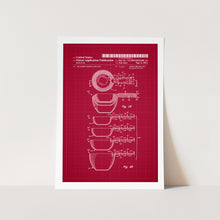 Load image into Gallery viewer, Measuring Cups Patent Art Print