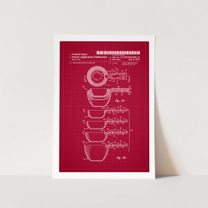 Measuring Cups Patent Art Print