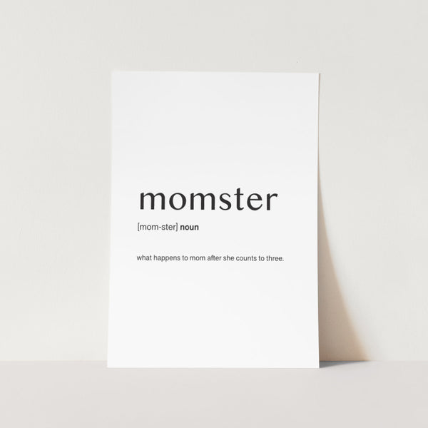 Momster Art Print