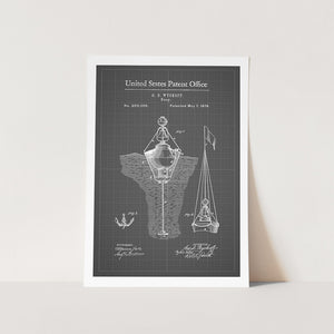 Nautical Buoy Patent Art Print