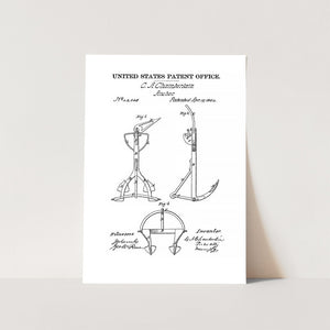 Old Anchor Patent Art Print
