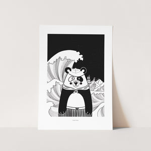 Pirate Panda Art Print