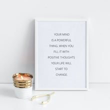 Load image into Gallery viewer, Positive Thoughts Art Print