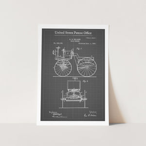 Road Engine Patent Art Print
