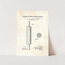 Load image into Gallery viewer, Rolling Pin Patent Art Print