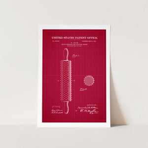 Rolling Pin Patent Art Print