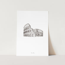 Load image into Gallery viewer, Rome Italy Landmark Travel Art Print