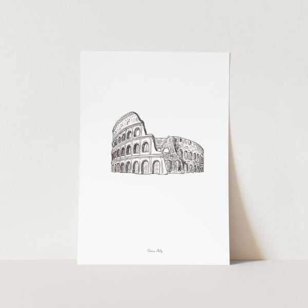 Rome Italy Landmark Travel Art Print