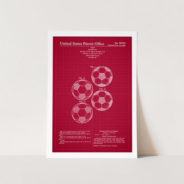 Soccer Ball Patent Art Print