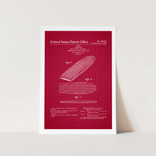 Load image into Gallery viewer, Surfboard Patent Art Print