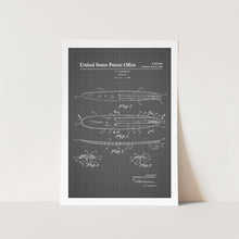 Load image into Gallery viewer, Surfboard Patent 2 Art Print